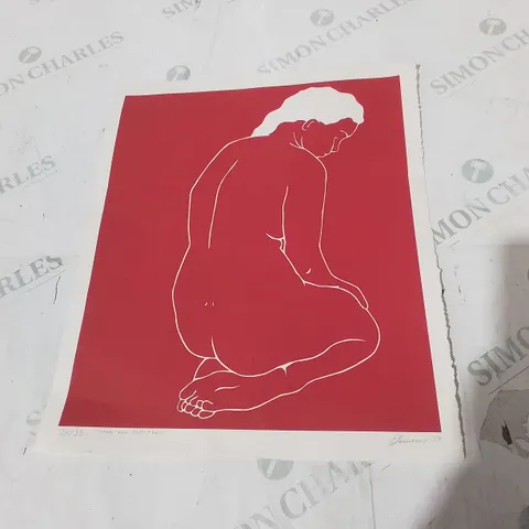 KNEELING WOMAN PRINT -ETOURENS 20/35