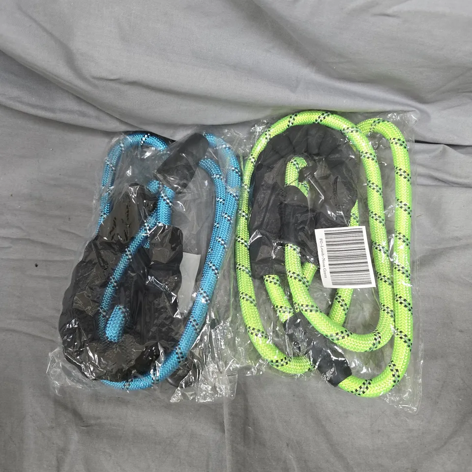 APPROXIMATELY 40 NEON COLOURED PET LEASHES
