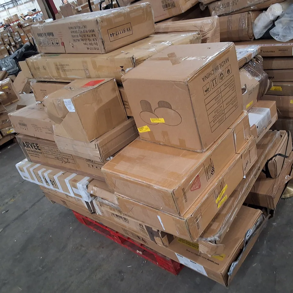 PALLET CONTAINING ASSORTED FLATPACK FURNITURE PARTS