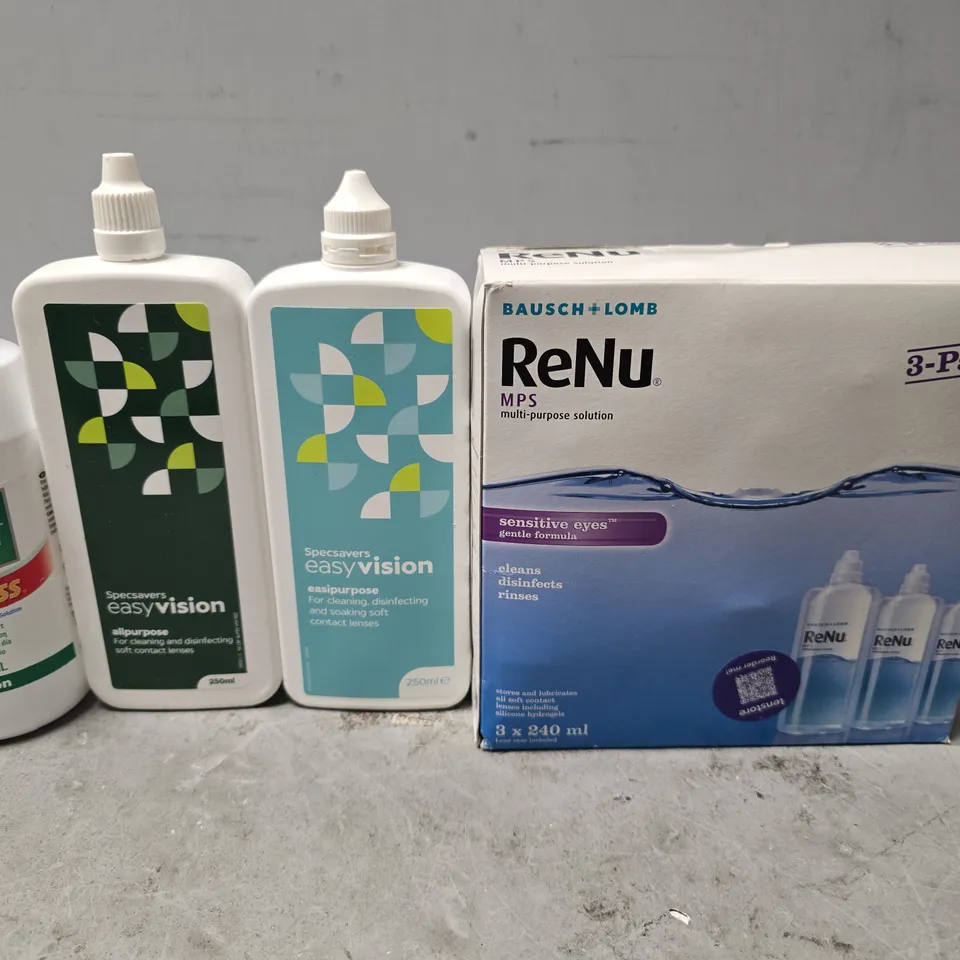 APPROXIMATELY 18 ASSORTED VISION CARE ITEMS TO INCLUDE - SPECSAVERS EASY VISION ALL PURPOSE , SPEC SAVERS EASY VISION EASI PURPOSE ,ETC