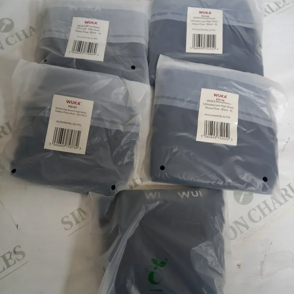 5 WUKA PEROID PANTS IN VARIOUS SIZES