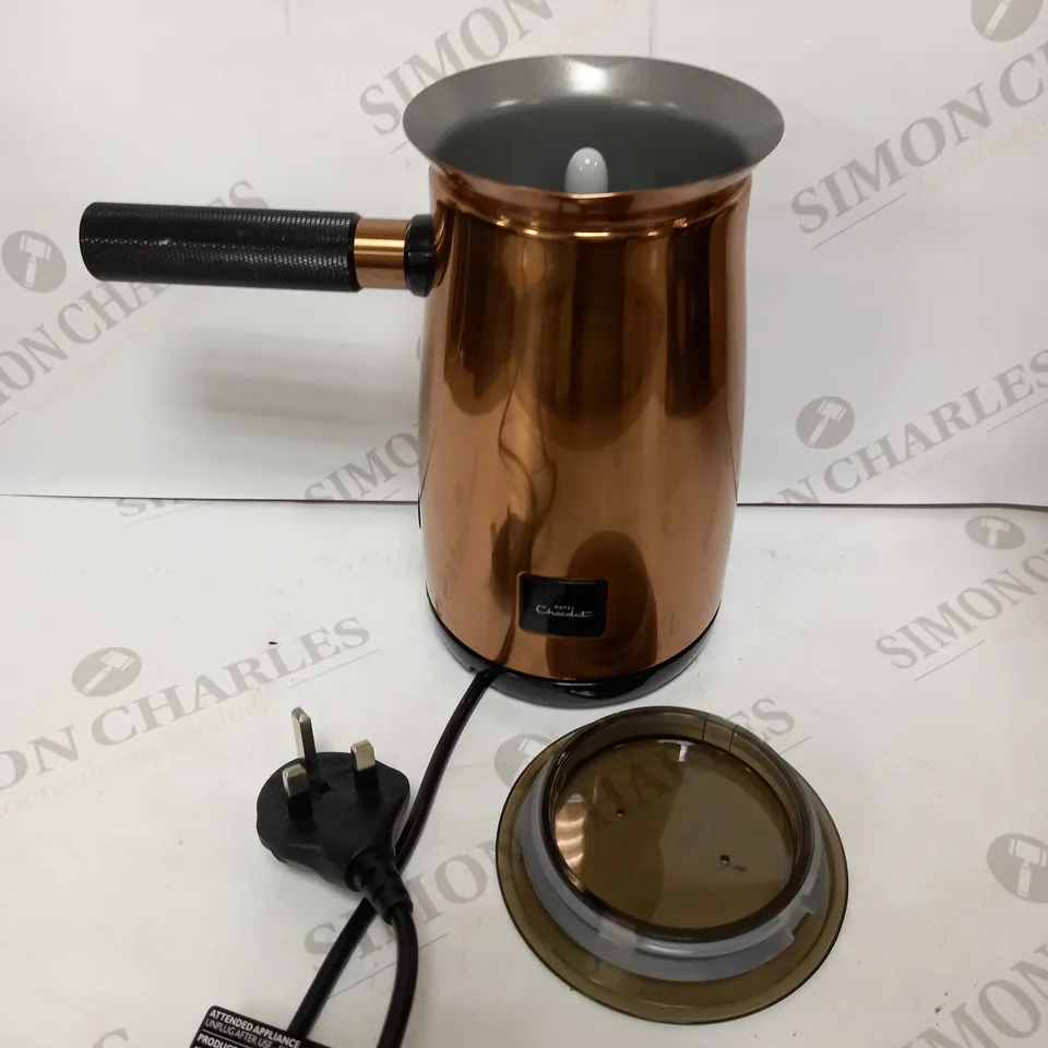 DUALIT HOTEL CHOCOLAT VELVETISER HOT CHOCOLATE MACHINE, COPPER