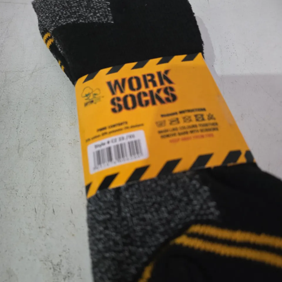 WORK SOCKS – HEAVY DUTY CONSTRUCTION (3 PAIRS)