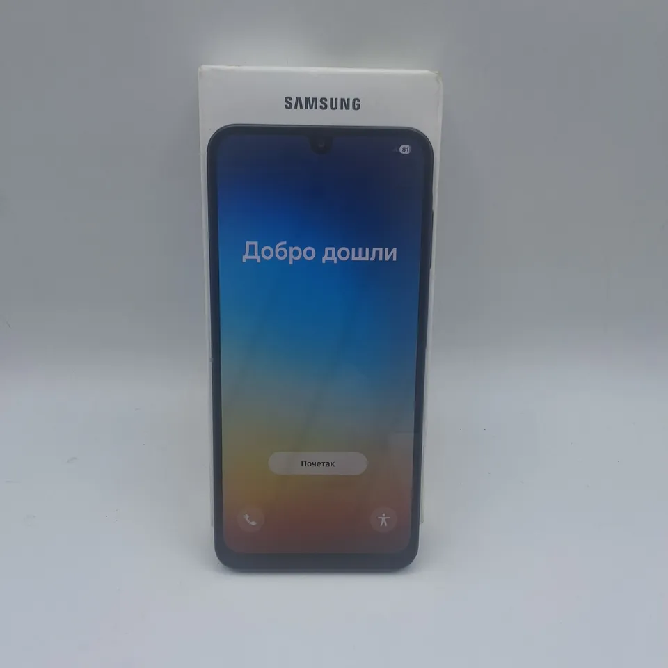 BOXED SAMSUNG GALAXY A26 5G 8/256GB IN BLACK - SM-A266B