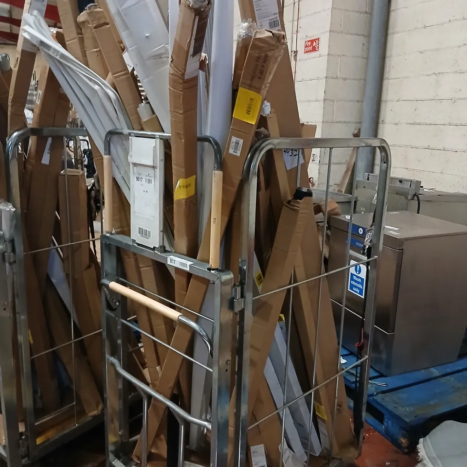 CAGE OF ASSORTED UNPROCESSED RAW RETURN PRODUCTS