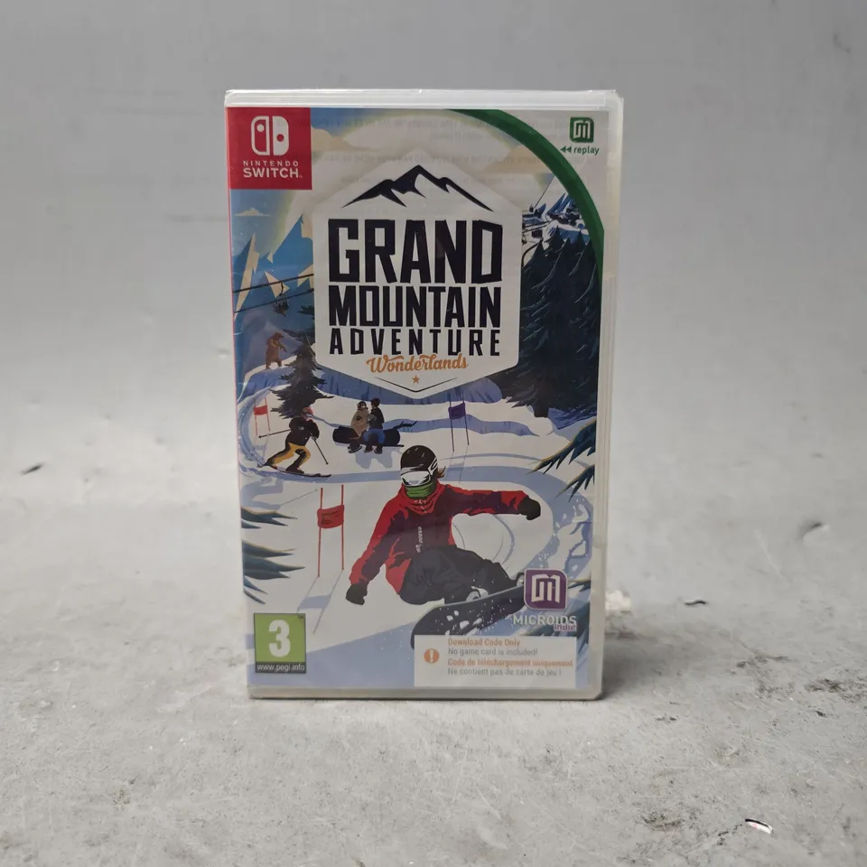 SEALED NINTENDO SWITCH GRAND MOUNTAIN ADVENTURE WONDERLANDS 