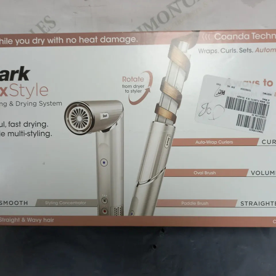 BOXED SHARK FLEX STYLE AIR STYLING AND DRYING SYSTEM 