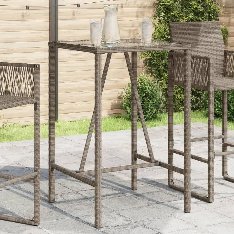 BOXED PENELOPIA SQUARE 70CM L OUTDOOR STANDING HEIGHT TABLE (1 BOX)
