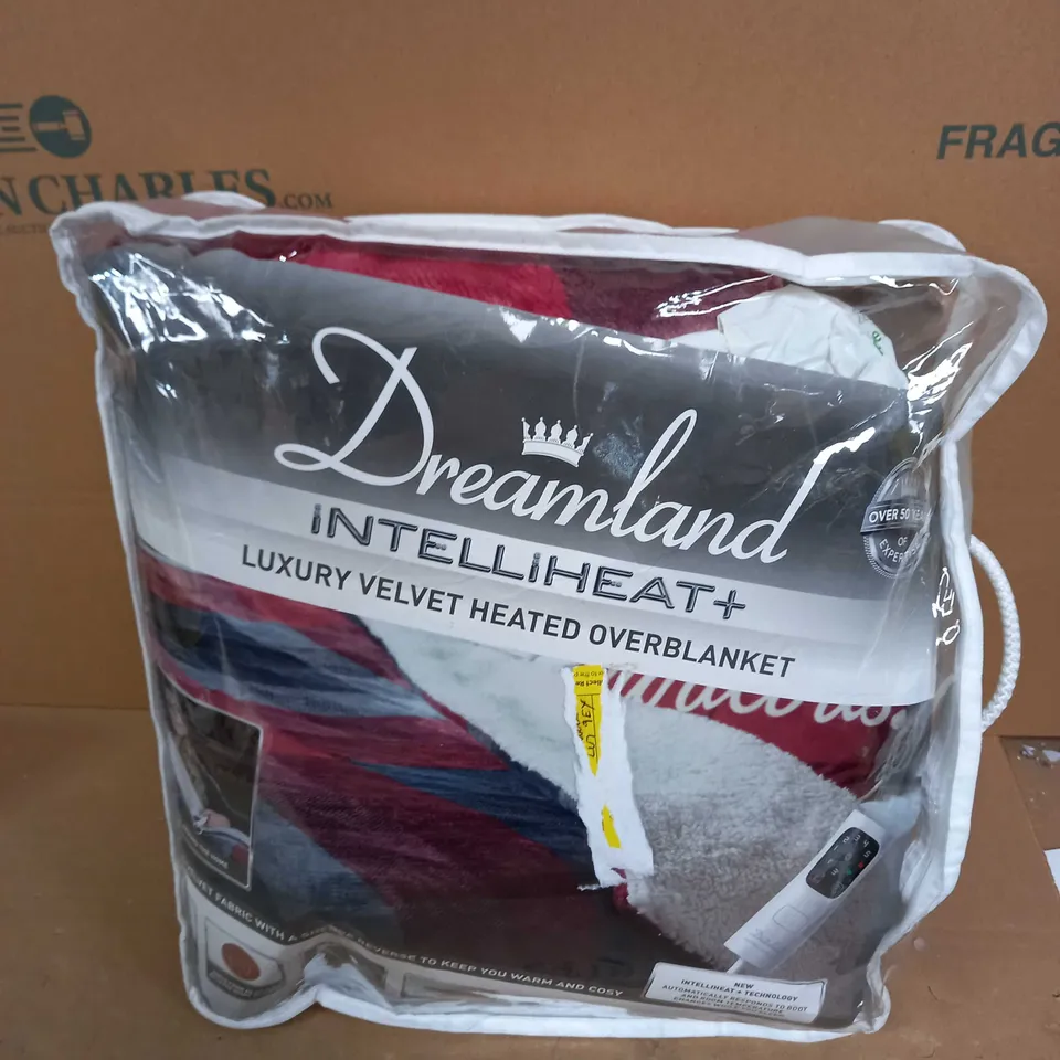 DREAMLAND INTELLIHEAT+ VELVET HEATED OVERBLANKET