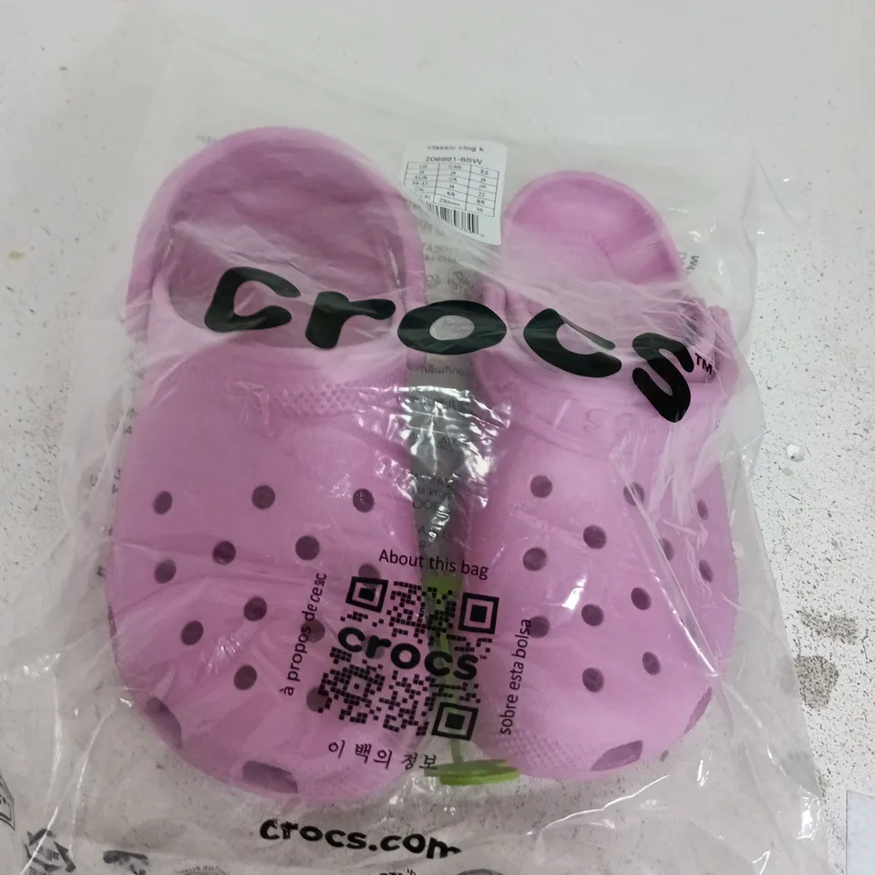 PINK CROCK SIZE J4