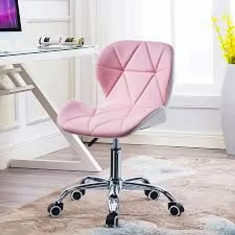 BOXED LUELLA OFFICE SWIVEL CHAIR IN PINK