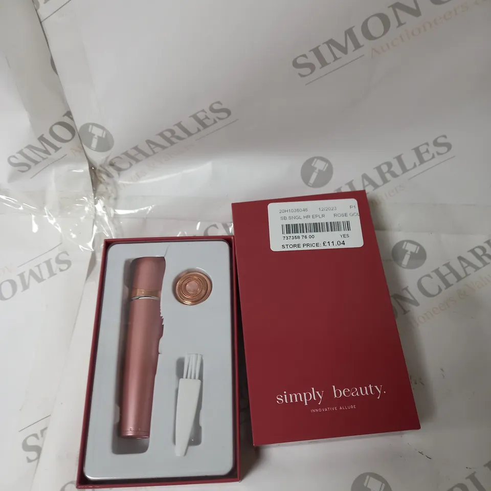 BOXED SIMPLY BEAUTY SINGLE HAIR EPILATOR