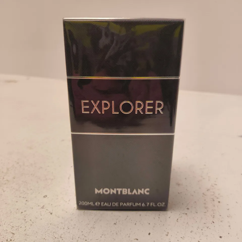 BOXED AND SEALED MONTBLANC EXPLORER EAU DE PARFUM 200ML