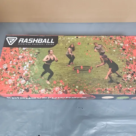 RASHBALL ROUNDNET PRO SET – 2V2 SPIKEBALL-STYLE GAME (BOXED)