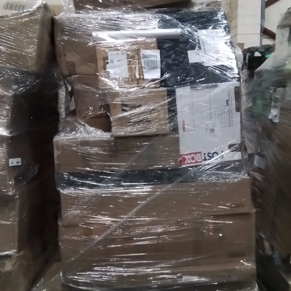 PALLET OF ASSORTED HOUSEHOLD GOODS AND PRODUCTS TO INCLUDE;CHRISTMAS LIGHTS,CHRISTMAS TREE,JERRY CAN
