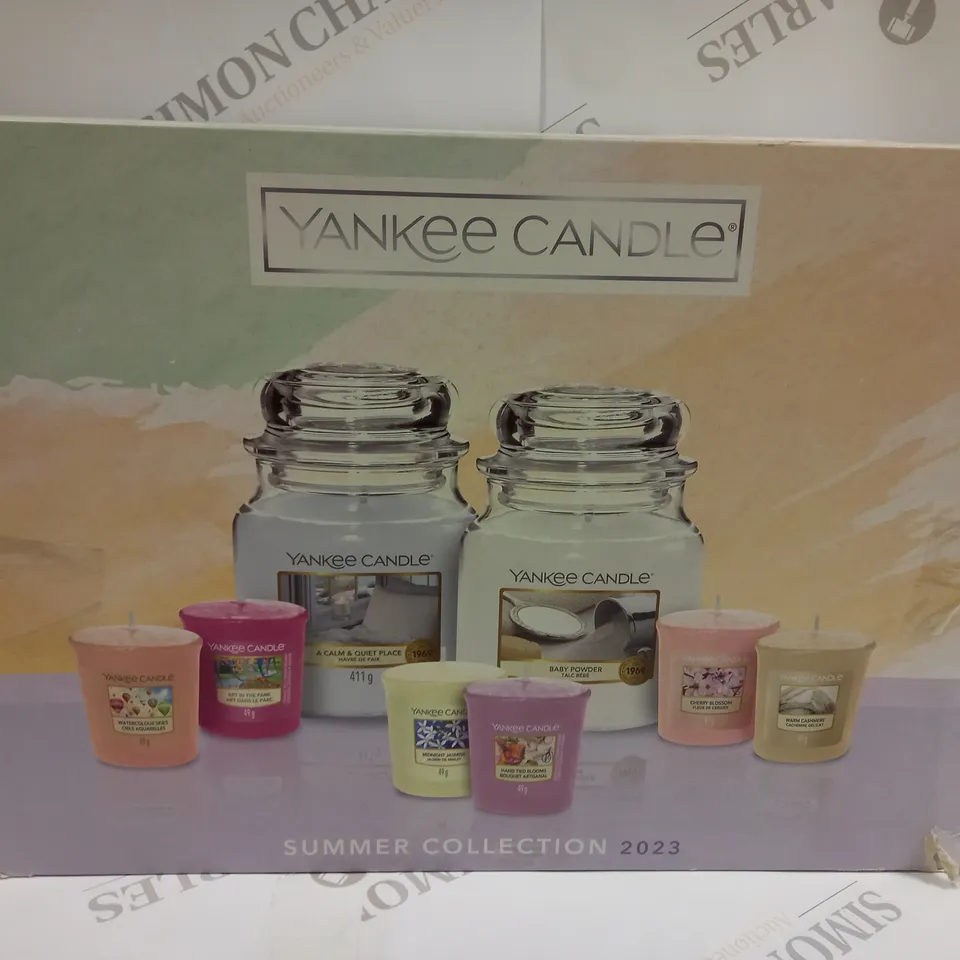 BOXED YANKEE CANDLE SUMMER COLLECTION 2023