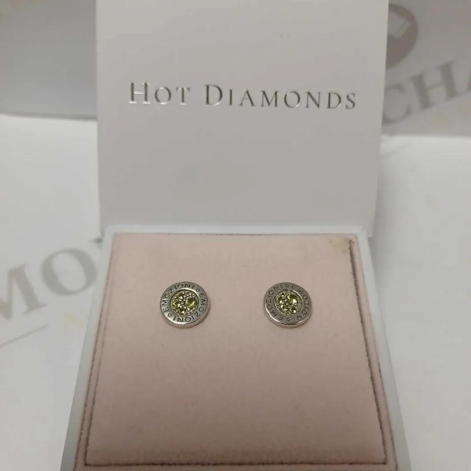HOT DIAMONDS DIAMANTE STUD EARRINGS