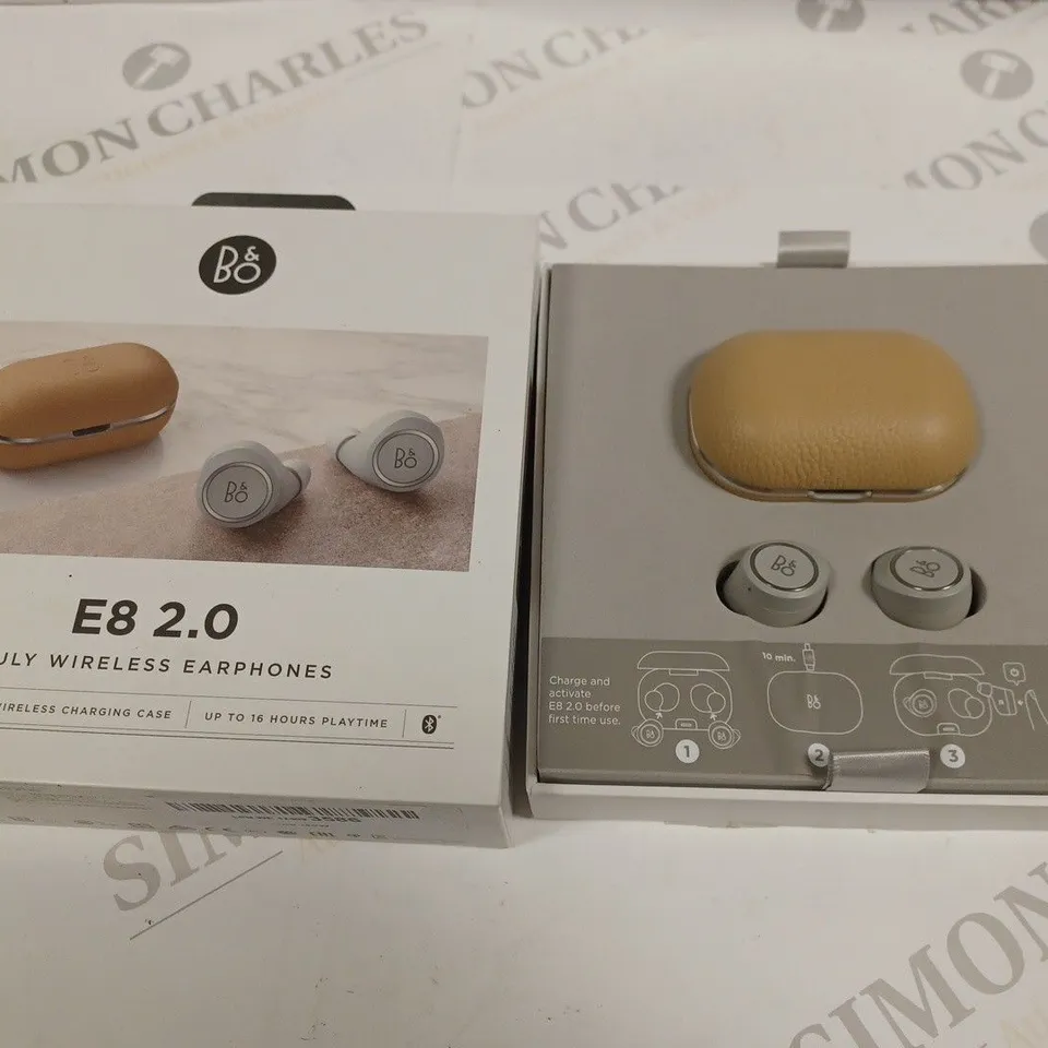BOXED BANG & OLUFSEN E8 2.0 TRULY WIRELESS EARPHONES