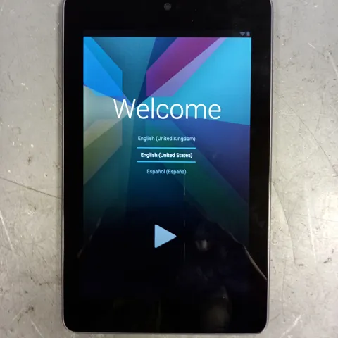 ASUS NEXUS TABLET - MODEL UNSPECIFIED