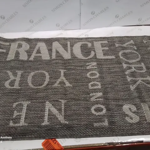 BRAND NEW PACO HOME 675 COUNTRY DESIGN 80X150CM IN GREY