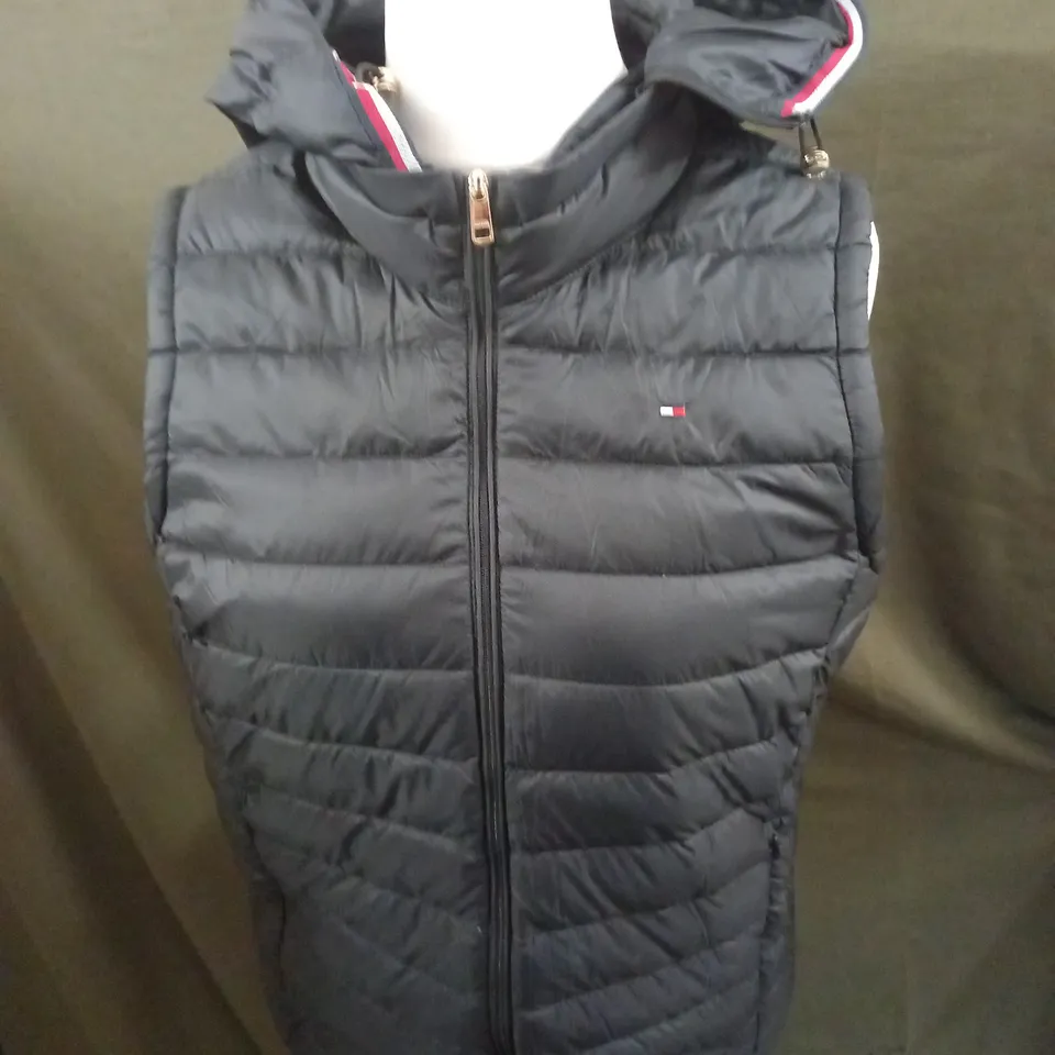 TOMMY HILFIGER PADDED GILET WITH HOOD SIZE M