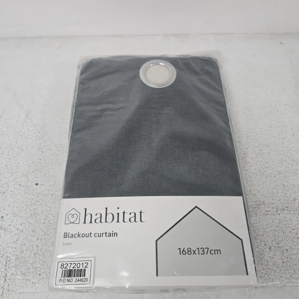 HABITAT BLACKOUT CURTAIN – EYELET, 168 X 137 CM
