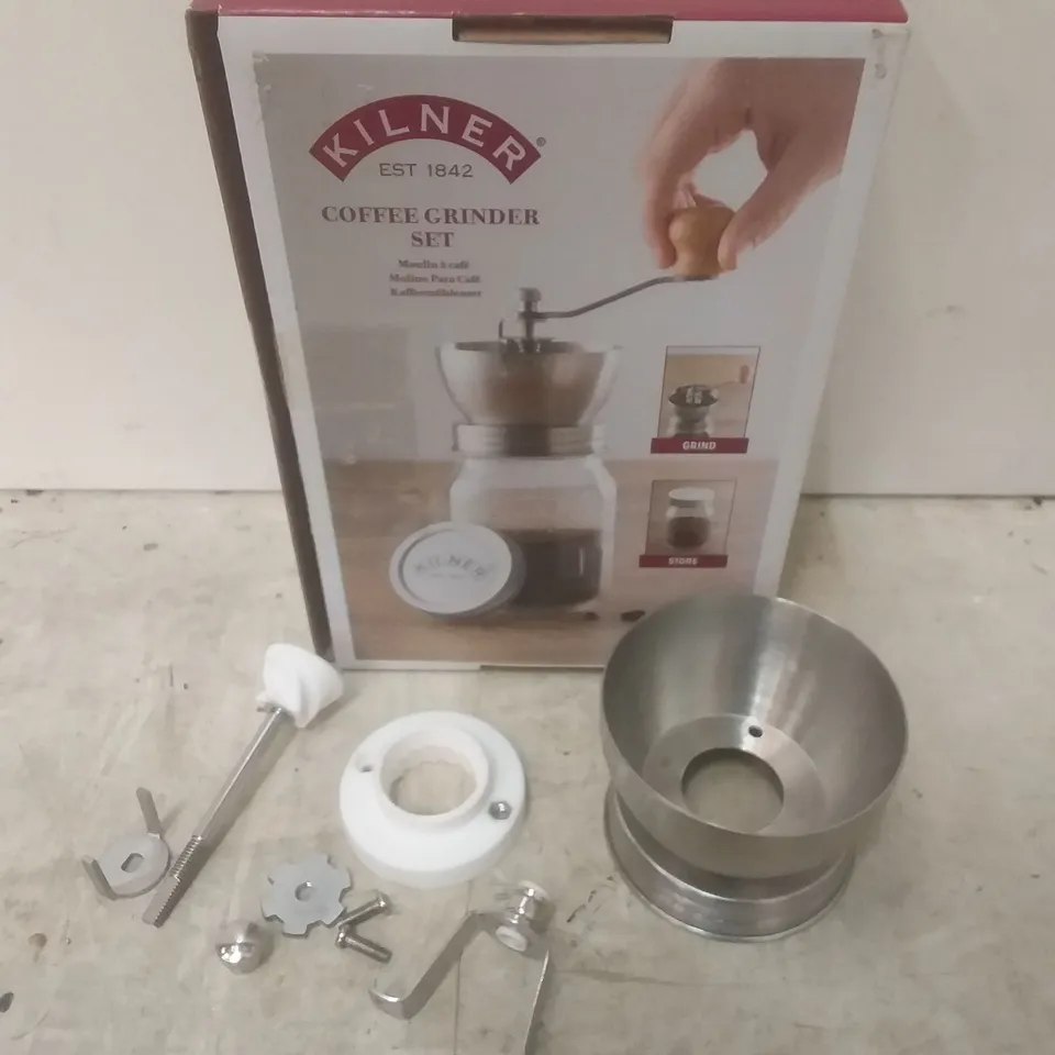 BOXED KILNER COFFEE GRINDER SET