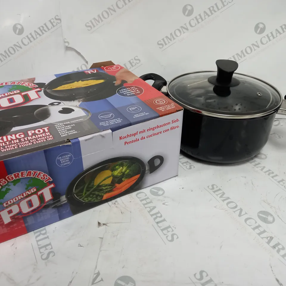 BOXED WORLDS GREATEST COOKING POT SET