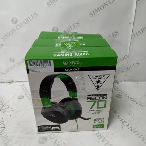 3X TURTLE BEACH EAR FORCE RECON 70 HEADSET - BLACK