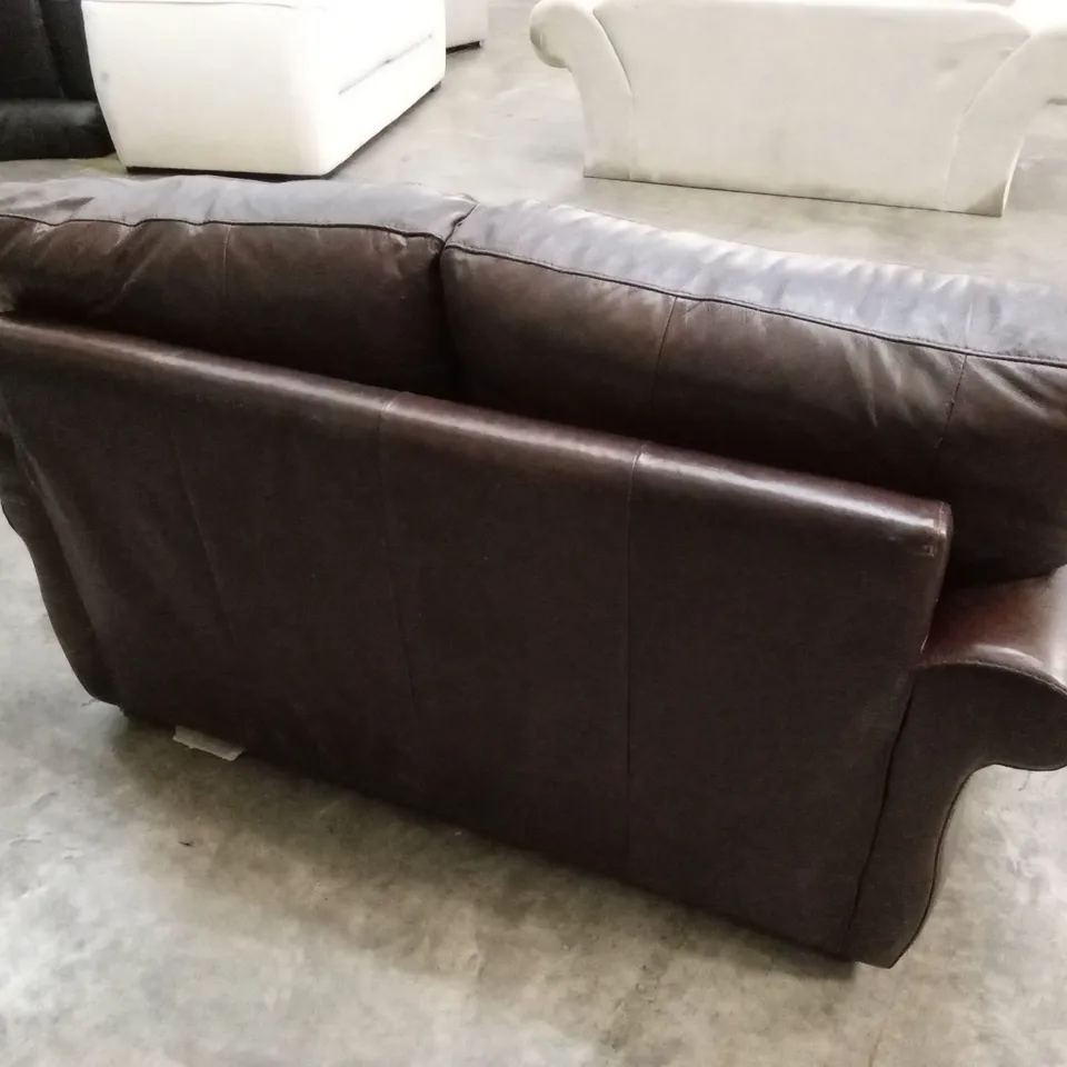 VANTAGE ITALIAN LEATHER 2 SEATER SOFA