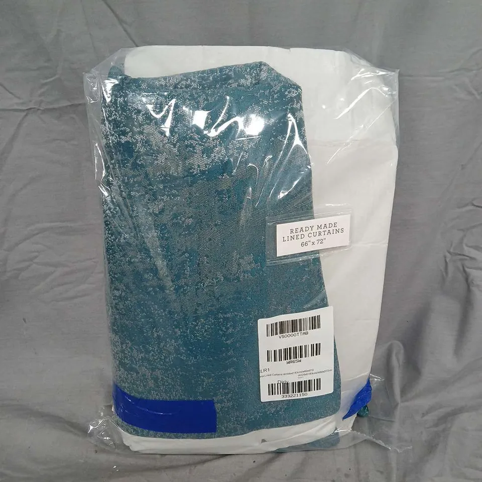 ROMA LINED CURTAINS EMERALD – READY MADE, 66 X 72 INCHES (168 X 183 CM)