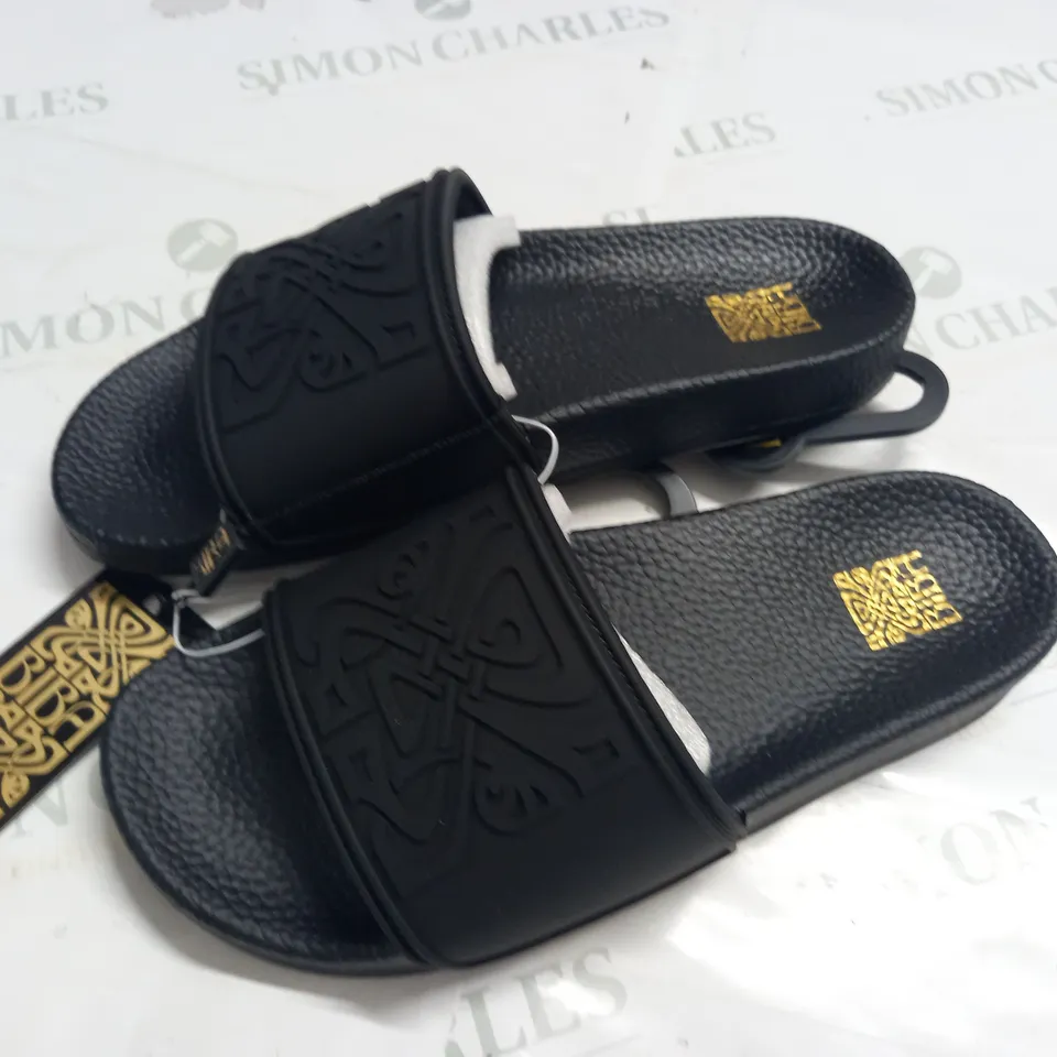 BIBA LOGO SLIDES IN BLACK - L 7/8