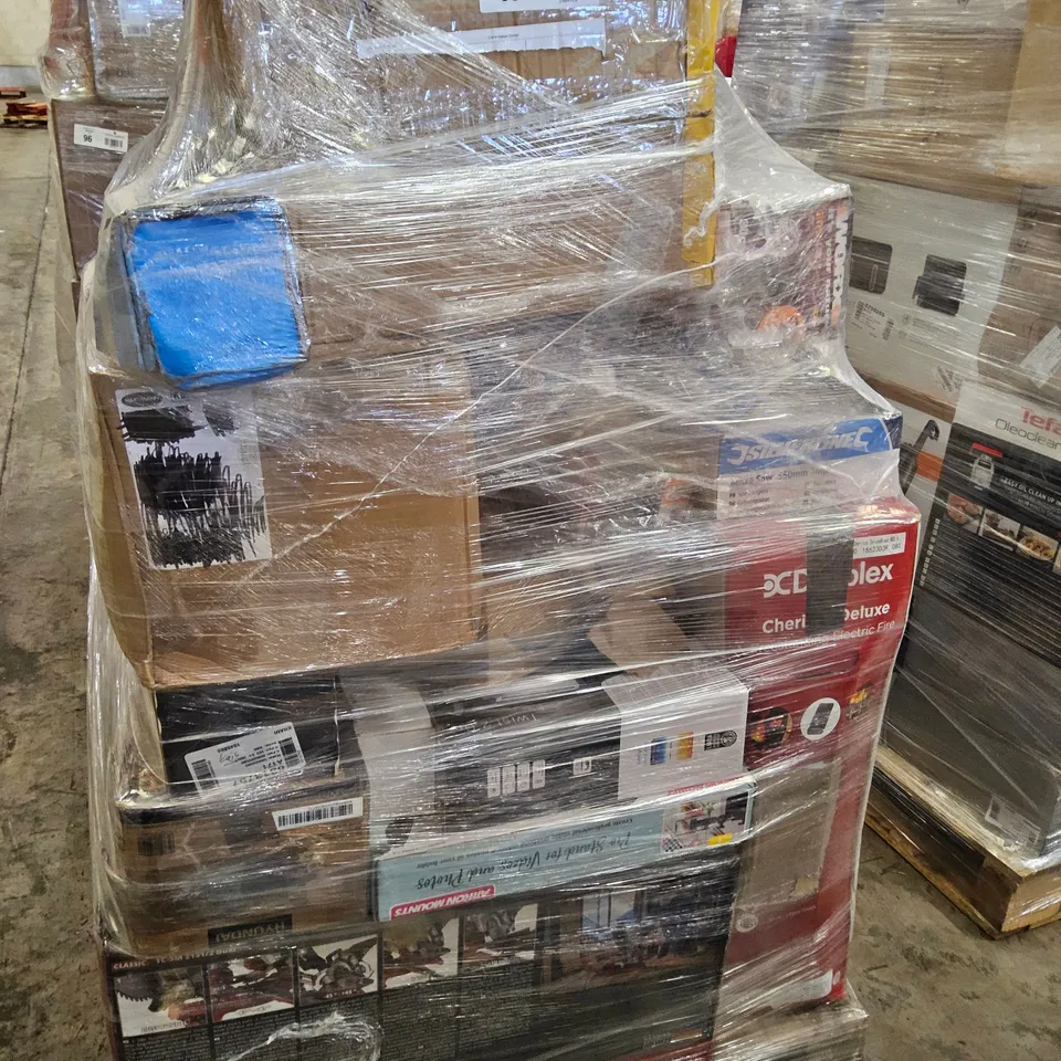 PALLET OF APPROXIMATELY 43 UNPROCESSED RAW RETURN HOUSEHOLD AND ELECTRICAL GOODS TO INCLUDE;
