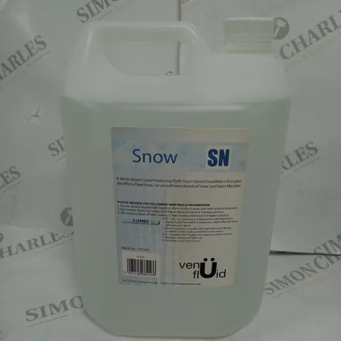 BOX OF 4 SN LIQUID SNOW BOTTLES 5L