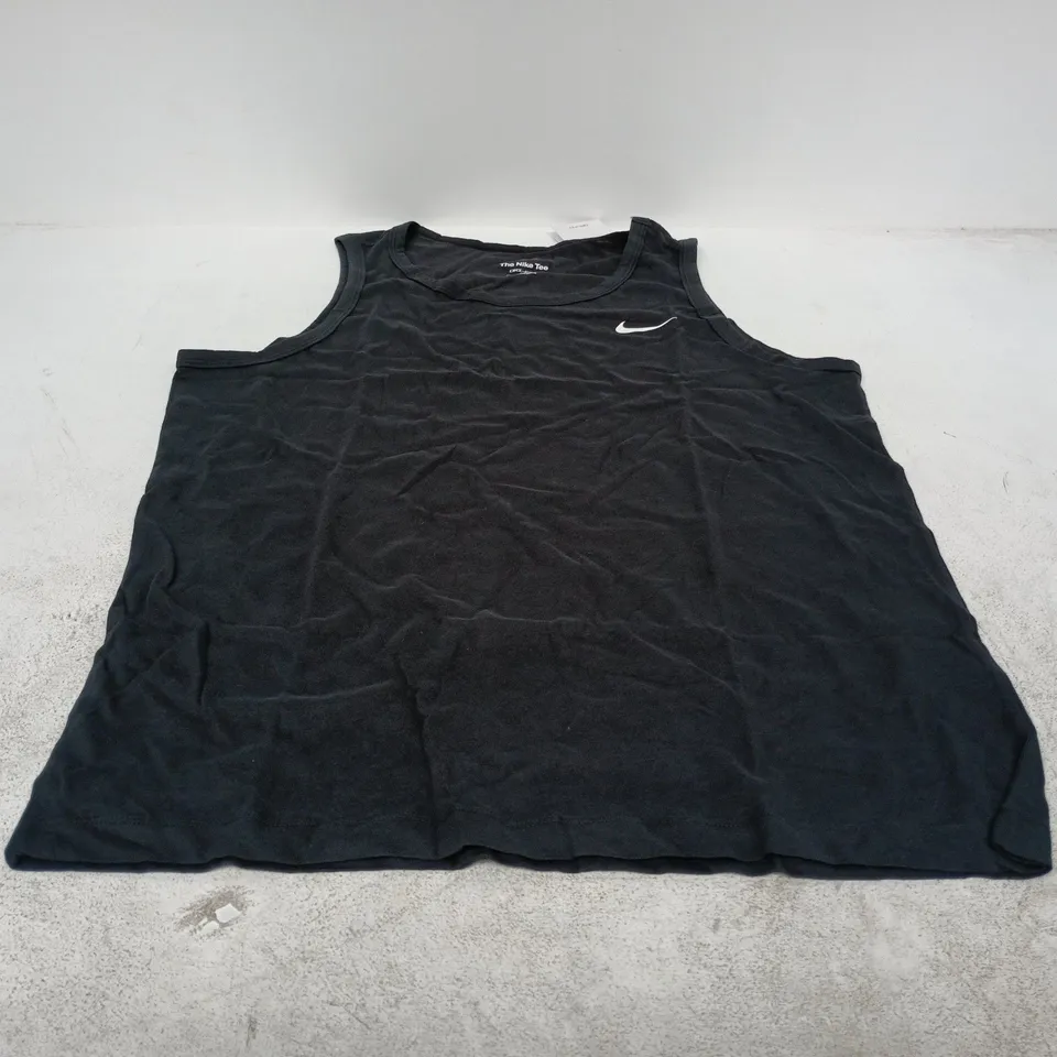 NIKE DRI-FIT TANK TOP – THE NIKE TEE, MEN’S, BLACK, UK L