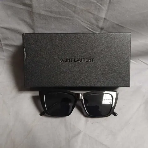 SAINT LAURENT SUNGLASSES – BLACK FRAME - COME WITH BOX AND CASE