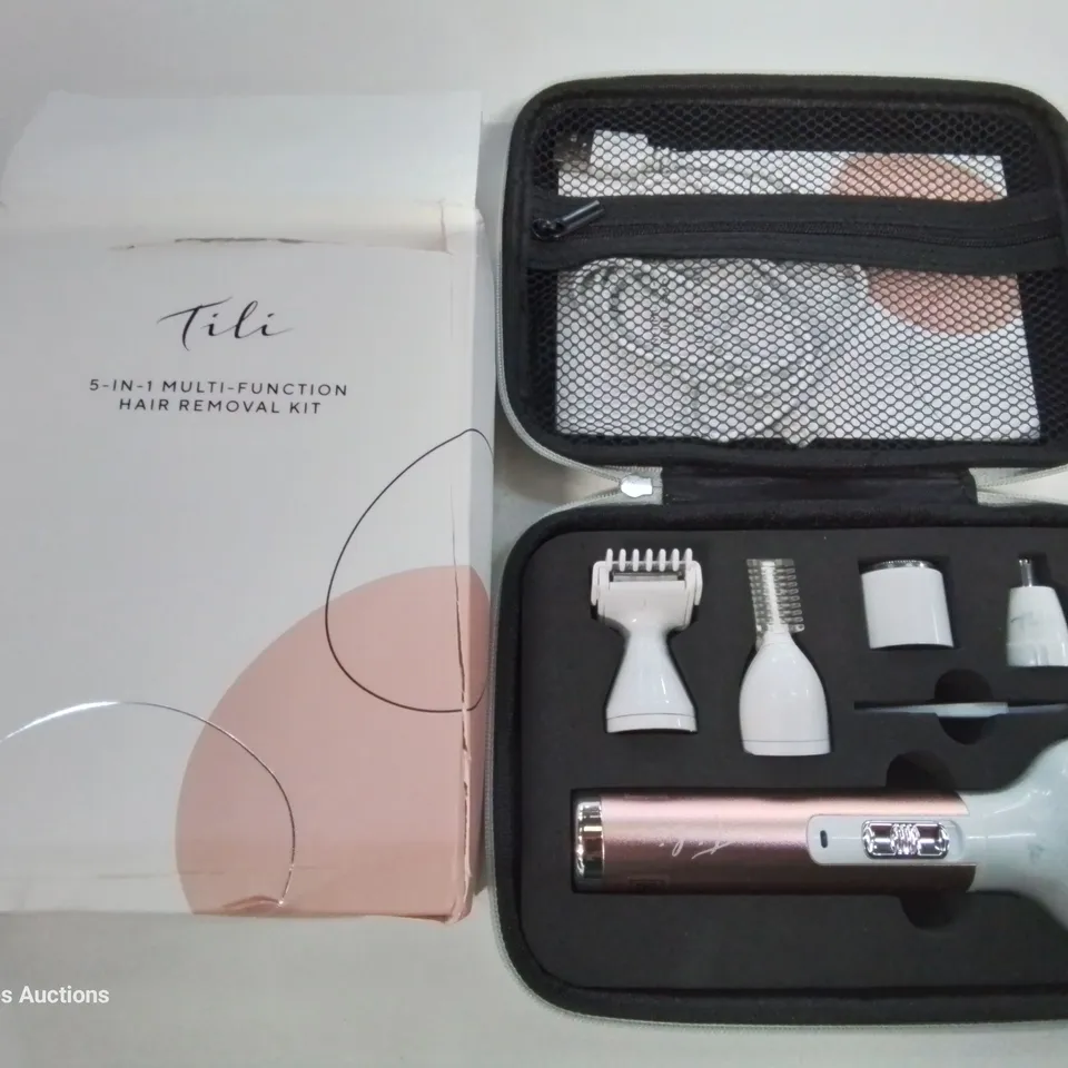 BOXED TILI 5-IN-1 MULTI-FUNCTIONAL HAIR REMOVAL KIT PINK 