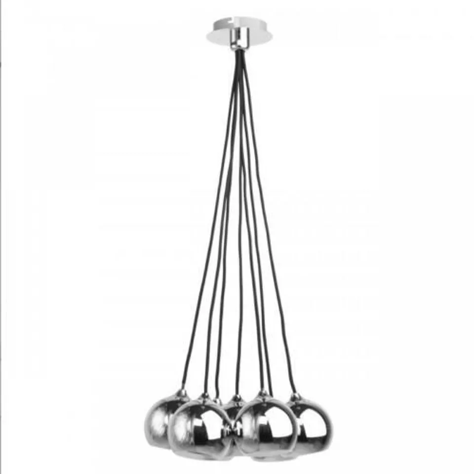 BOXED MILO LIGHTING MEGAPOLIS SPIDER CEILING PENDANT 7 LED LIGHT, CHROME