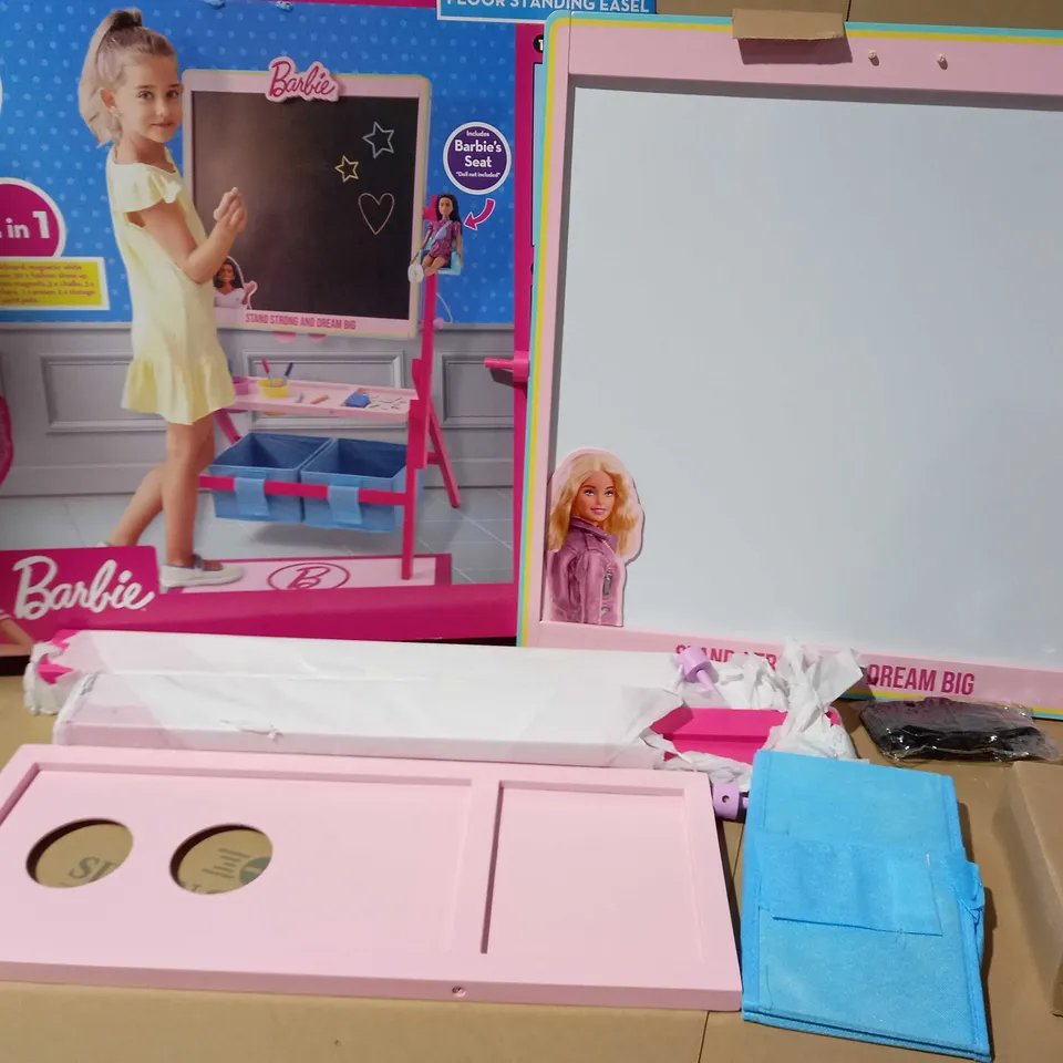BOXED BARBIE FLOOR EASEL  RRP £44.99