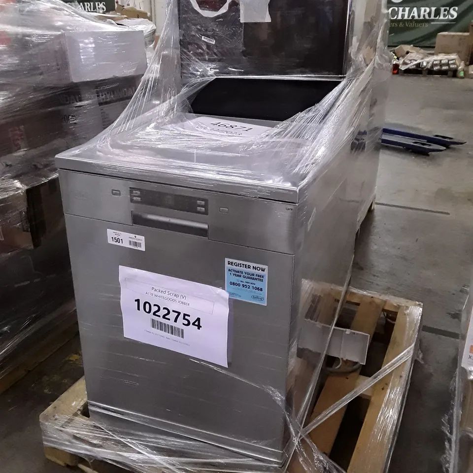 BELLING FDW150 FREESTANDING DISHWASHER AND CANDY CSC1365BEN STATIC FREESTANDING FRIDGE FREEZER