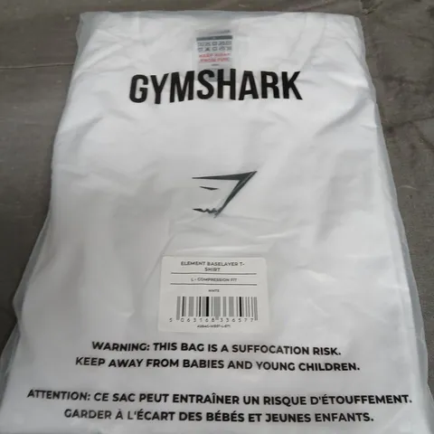 GYMSHARK ELEMENT T-SHIRT SIZE L