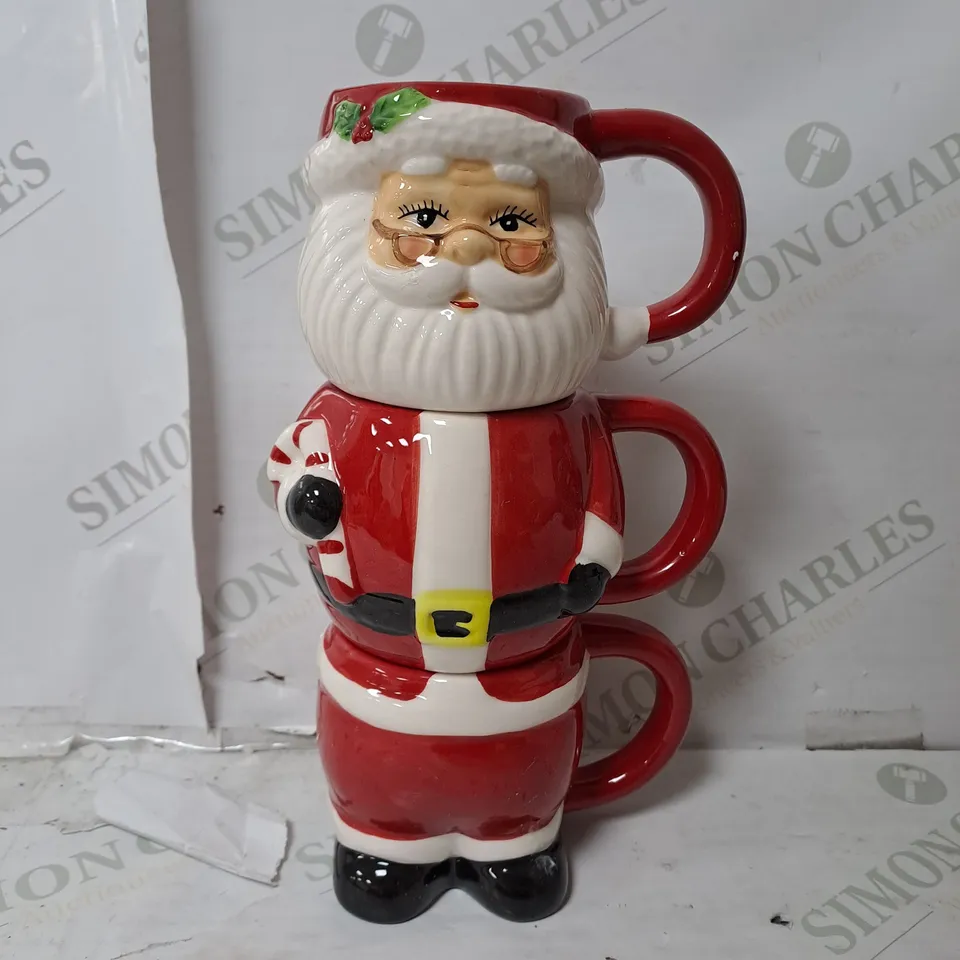 3X SANTA CUPS