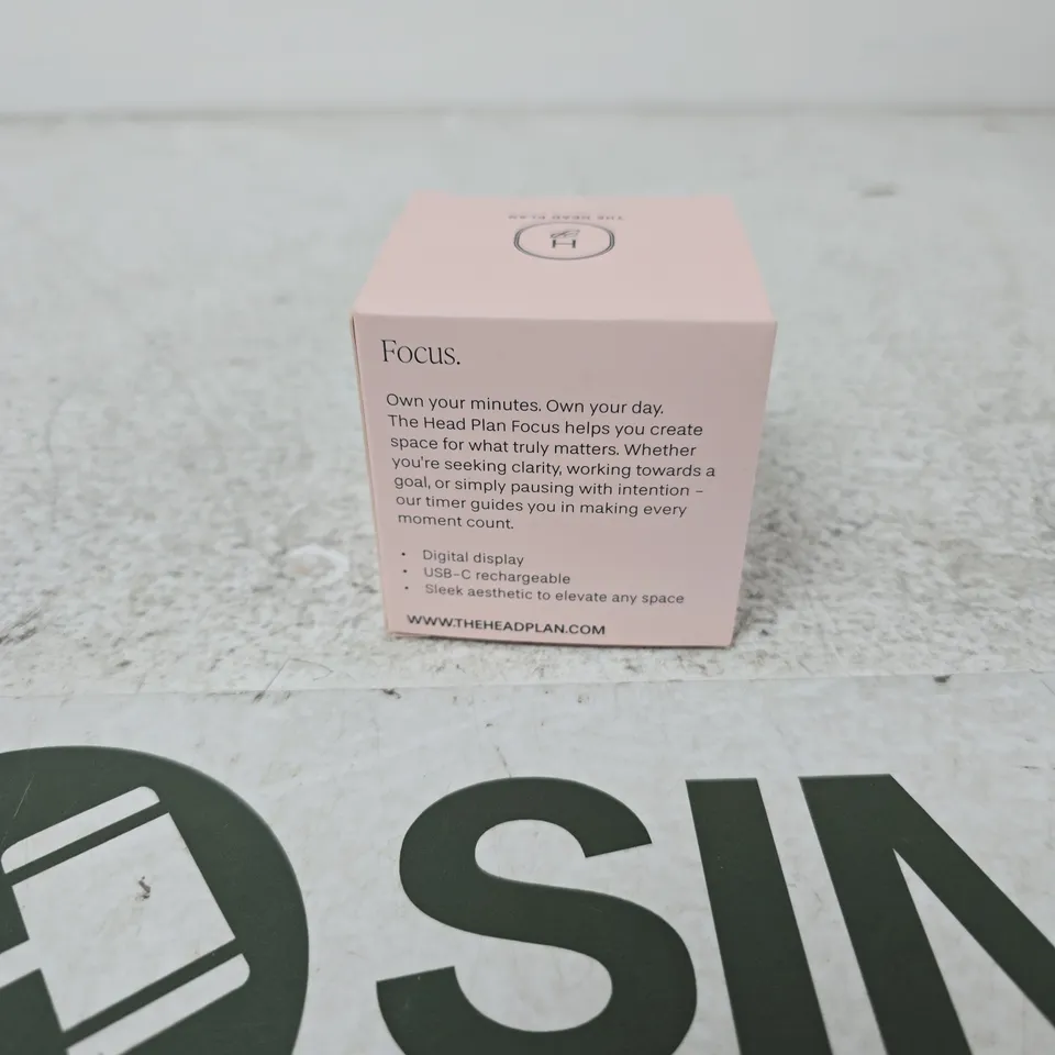 THE HEAD PLAN FOCUS TIMER – PINK BOXED