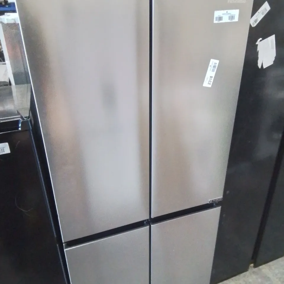 HISENSE AMERICAN STYLE 4 DOOR FREEZER IN SILVER