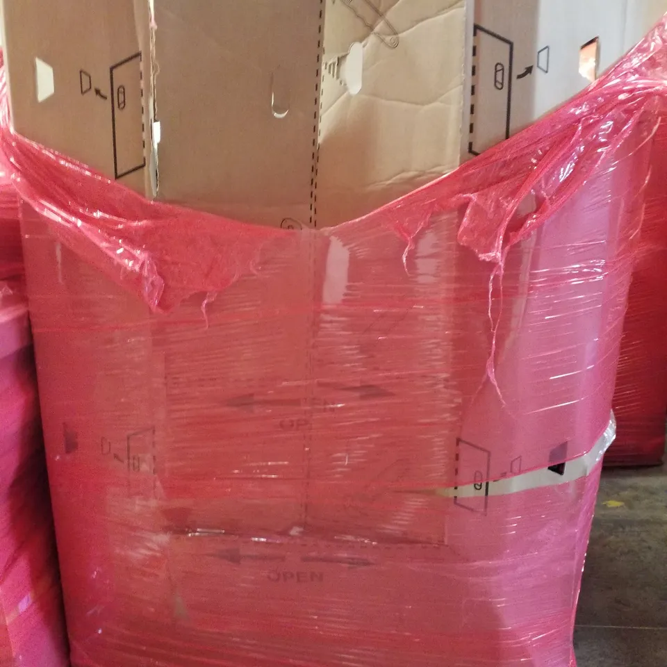 PALLET CONTAINING ASSORTED PRODUCTS INCLUDING FOLDABLE BOUNCER, HEATED THROW, ZINC FOLDING SCOOTER, ICE CREAM CART TOY & FLOOR LAMP
