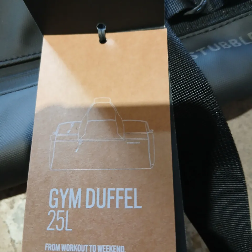 STUBBLE & CO GYM DUFFEL 25L – BLACK