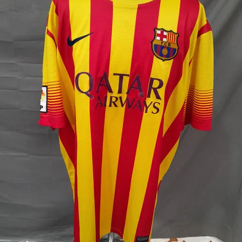 FCB NIKE DRI-FIT FOOTBALL SHIRT - XL