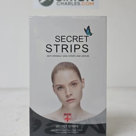 SECRET STRIPS ANTI-WRINKLE SKIN STRIPS KIT – BOXED AND SEALED 