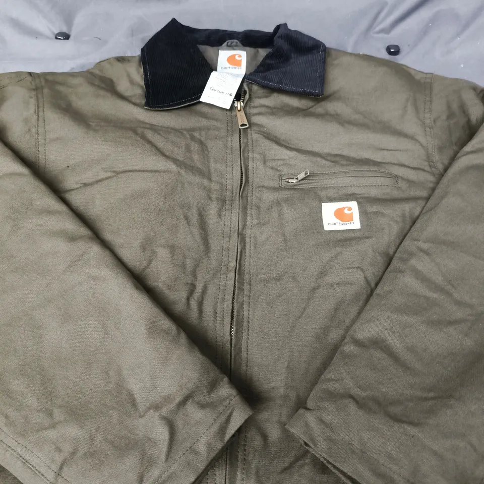 CARHARTT WORK JACKET – OLIVE - SIZE L