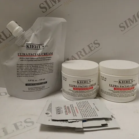SET OF KIEHLS ULTRA FACIAL CREAM ( 2 125ml, 1 150ml) 